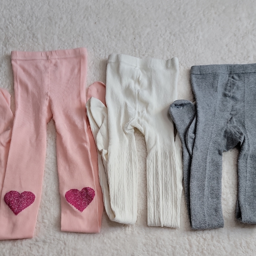 Unbranded 7-10 Set of Three Footed Tights